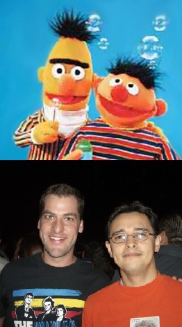 Marcos Kirsch and Jose Euclides Correa look like Bert and Ernie.