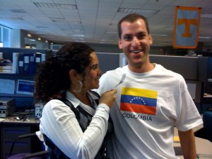 Piss a Colombian off by wearing this attractive t-shirt