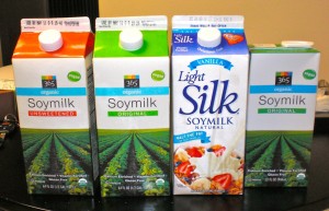 soy milk cartons