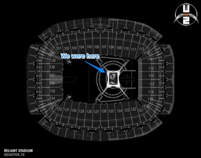 U2 360º Seating (Reliant Stadium - Houston TX)