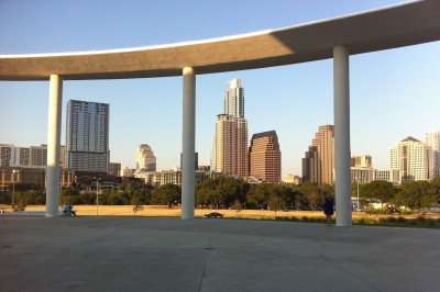 Austin skyline as seen from the Long Center