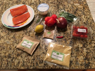 Salmon ingredients