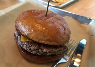 Impossible burger at Hopdoddy's