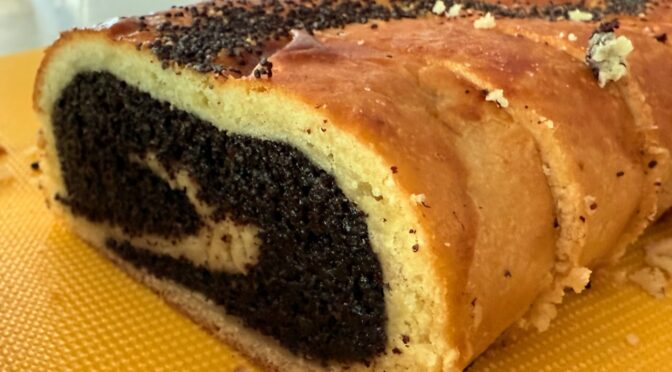 Poppy seed strudel from Tel-Aviv